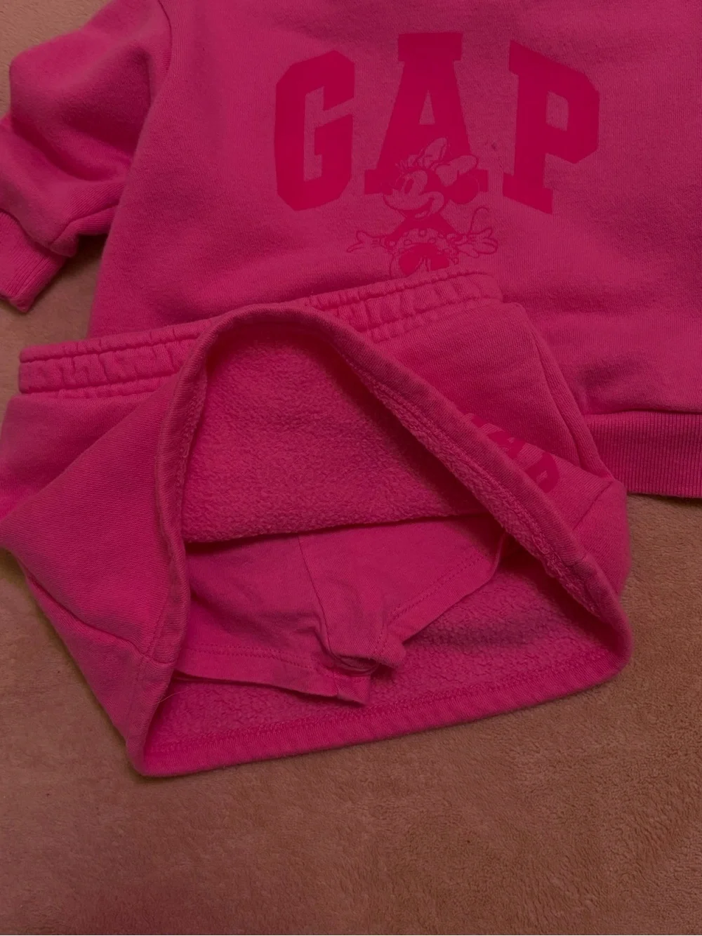 GAP Hot Pink Minnie Hoodie and Skirt Set